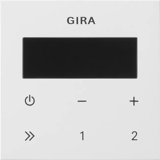 Gira Bedienaufs. UP-Radio RDS System 55 Reinweiß 248003