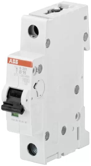 ABB S201-B16 Sicherungsautomat B-Char., 6 kA, 16 A, 1P 2CDS251001R1165