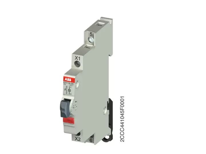 ABB E217-16-10C220 Leuchttaster Rot 16A 1S 250VAC 2CCA703166R0001