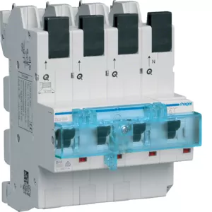 Hager SLS-Schalter 3P+N E-50A Sammelschiene QC HTS650E