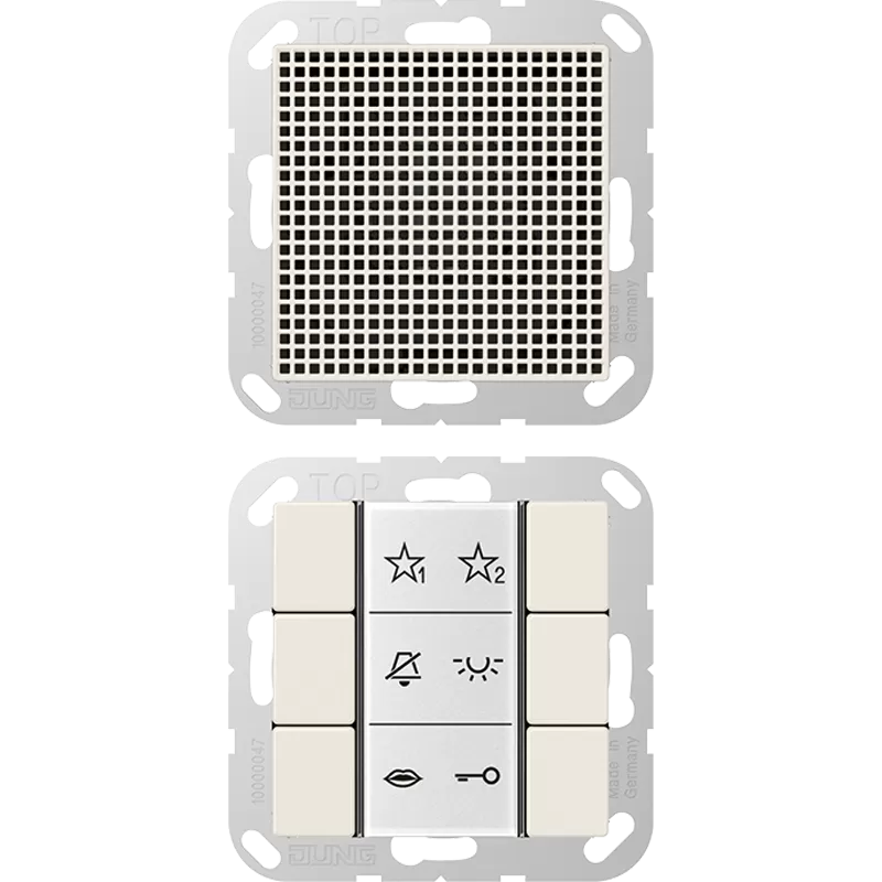 Jung Audio-Innenstation, Serie AS, weiß SIAIA6W