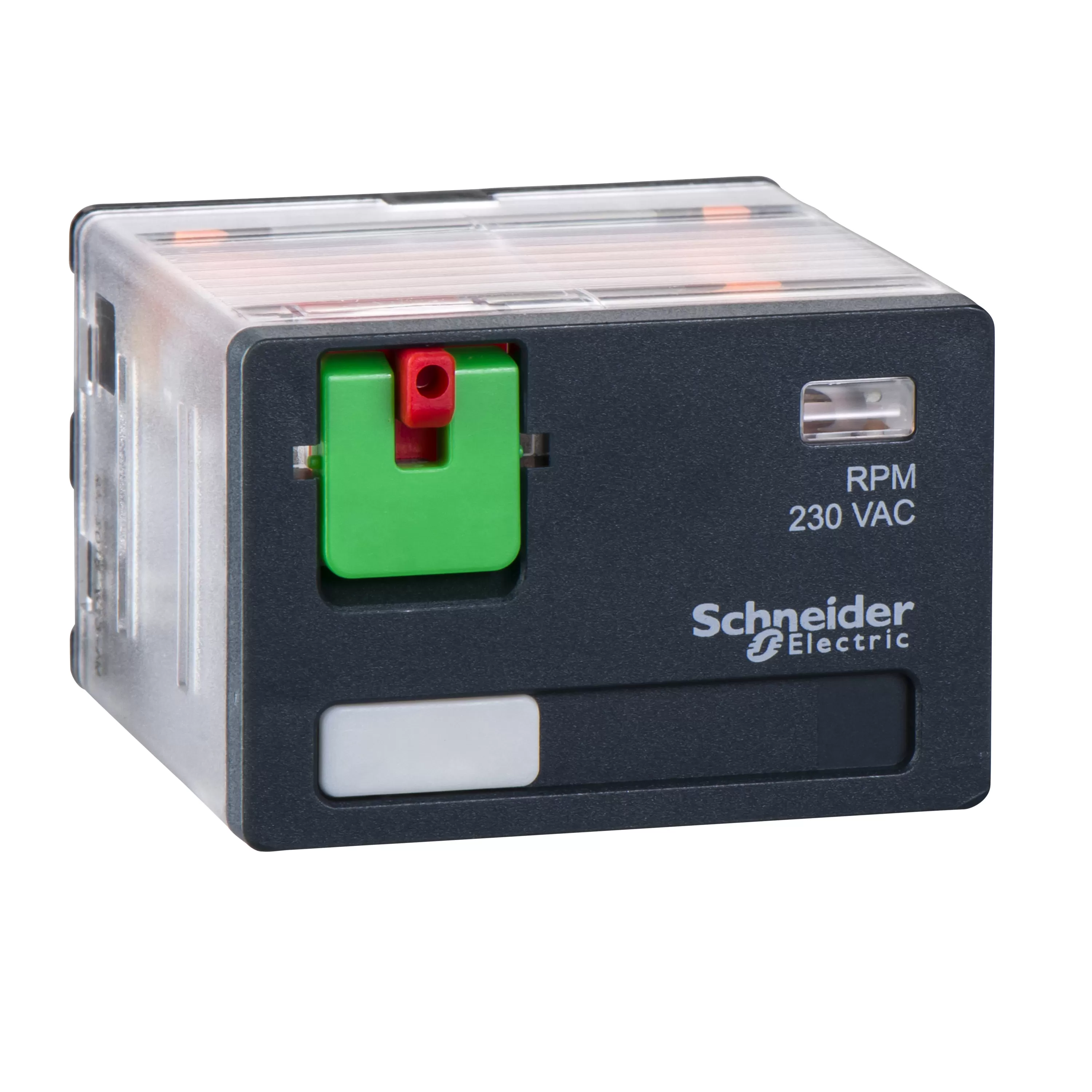 Schneider Electric Leistungsrelais RPM, 4 W, 15 A, 230VAC, ohne LED, mit Prüftaste RPM41P7