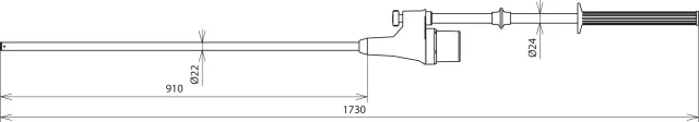 Dehn Phasenvergleicher 1-pol. 5...36kV 50Hz umschaltbar: 5..10kV 20..36kV 759716