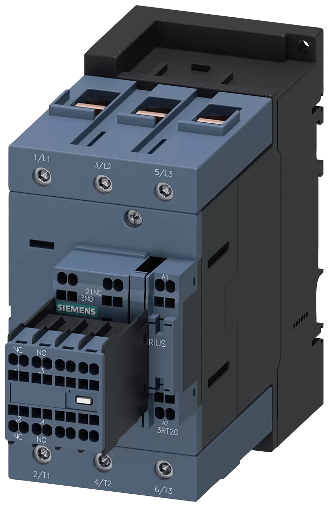 Siemens Schütz,AC-3e,80A/37kW/400V,3-polig,AC110V/50Hz,2S+2Ö,Schraubanschluss/Federzu... 3RT20453AF04