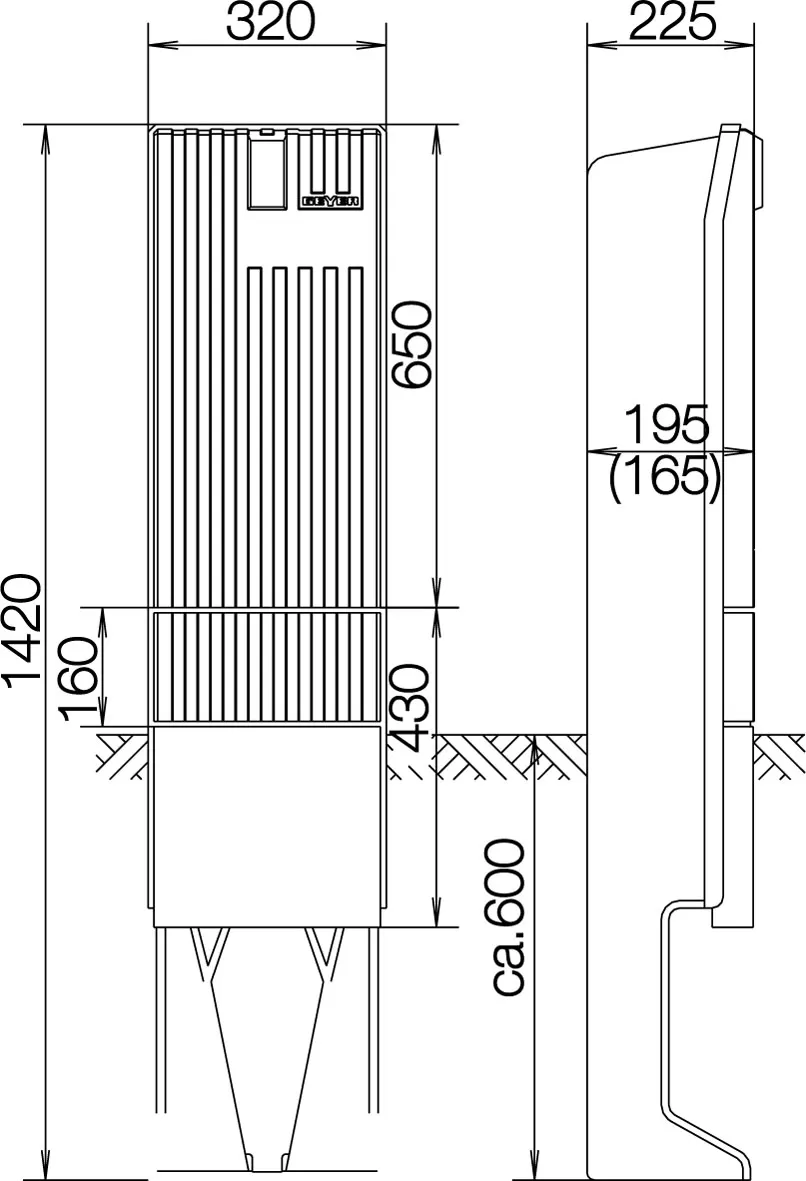 ABN Anschlusssäule SL142P