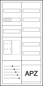 Eaton Zähler-Komplettschrank für eHZ, ohne Bestückung 191011