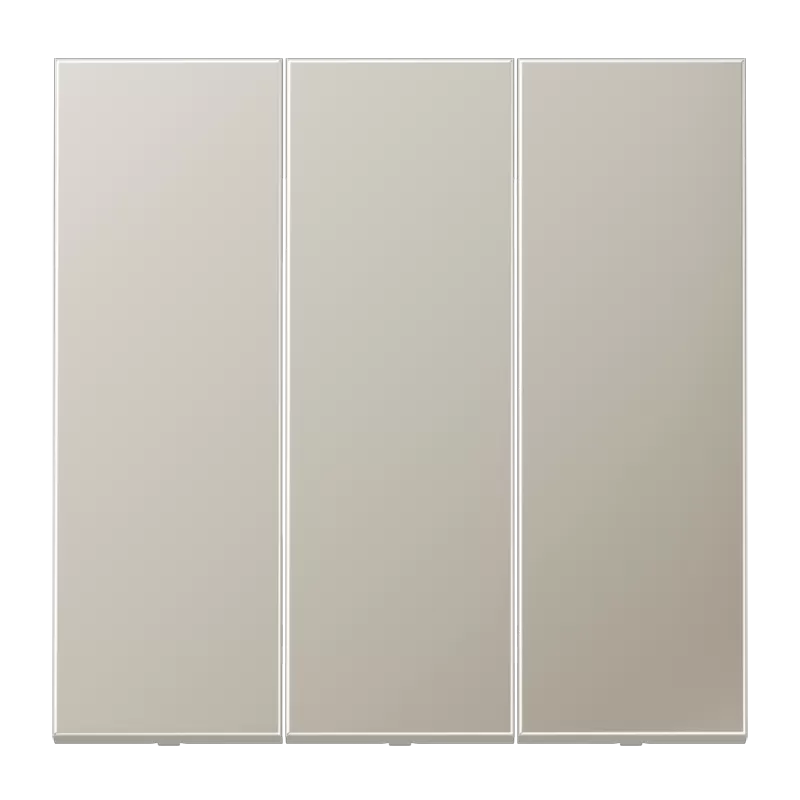 Jung Wippe 3fach, Serie LS, Edelstahl ES993