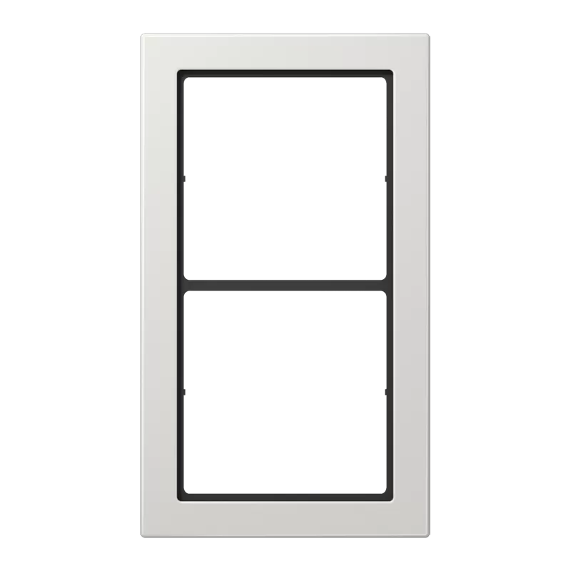 Jung Rahmen, 2-fach, FLAT DESIGN, lichtgrau FD982LG