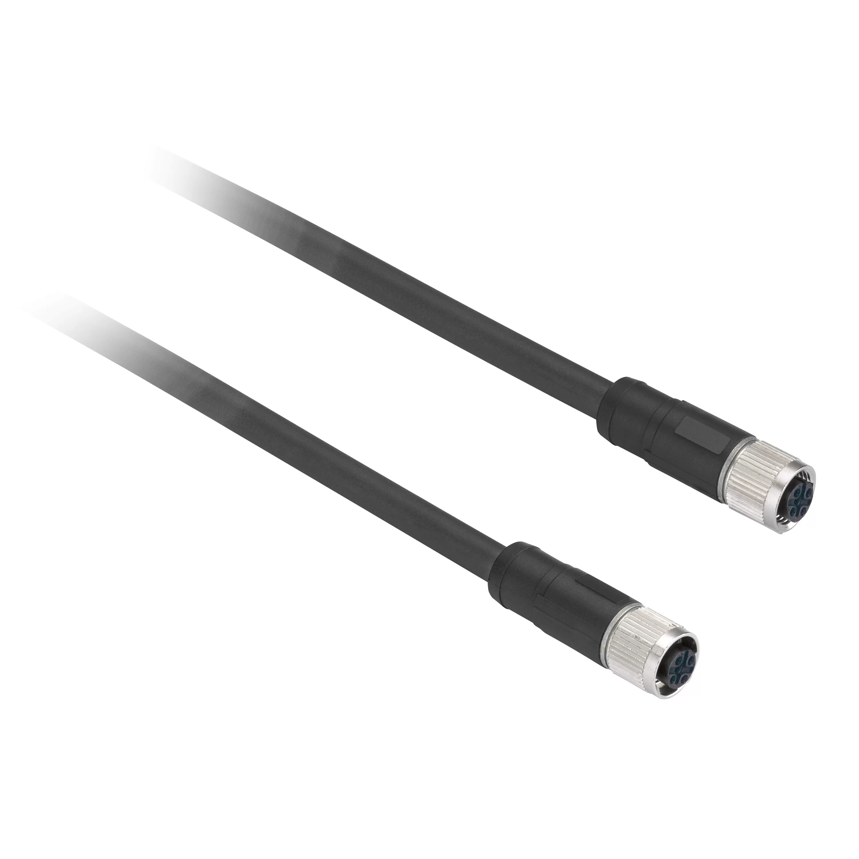 Yageo Verbindungskabel, PVC, Buchse M12 3PIN gerade, 5M XZCPV11V2L5