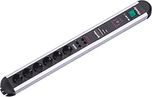 Bachmann PRIMO 6xCEE7/3 ISDN GVS 1xSchalter Strom 2,0m CEE7/7 331.074