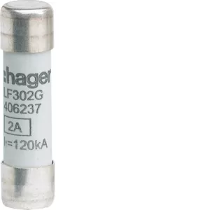 Hager Zylindersicherung 10x38mm gG 2A LF302G