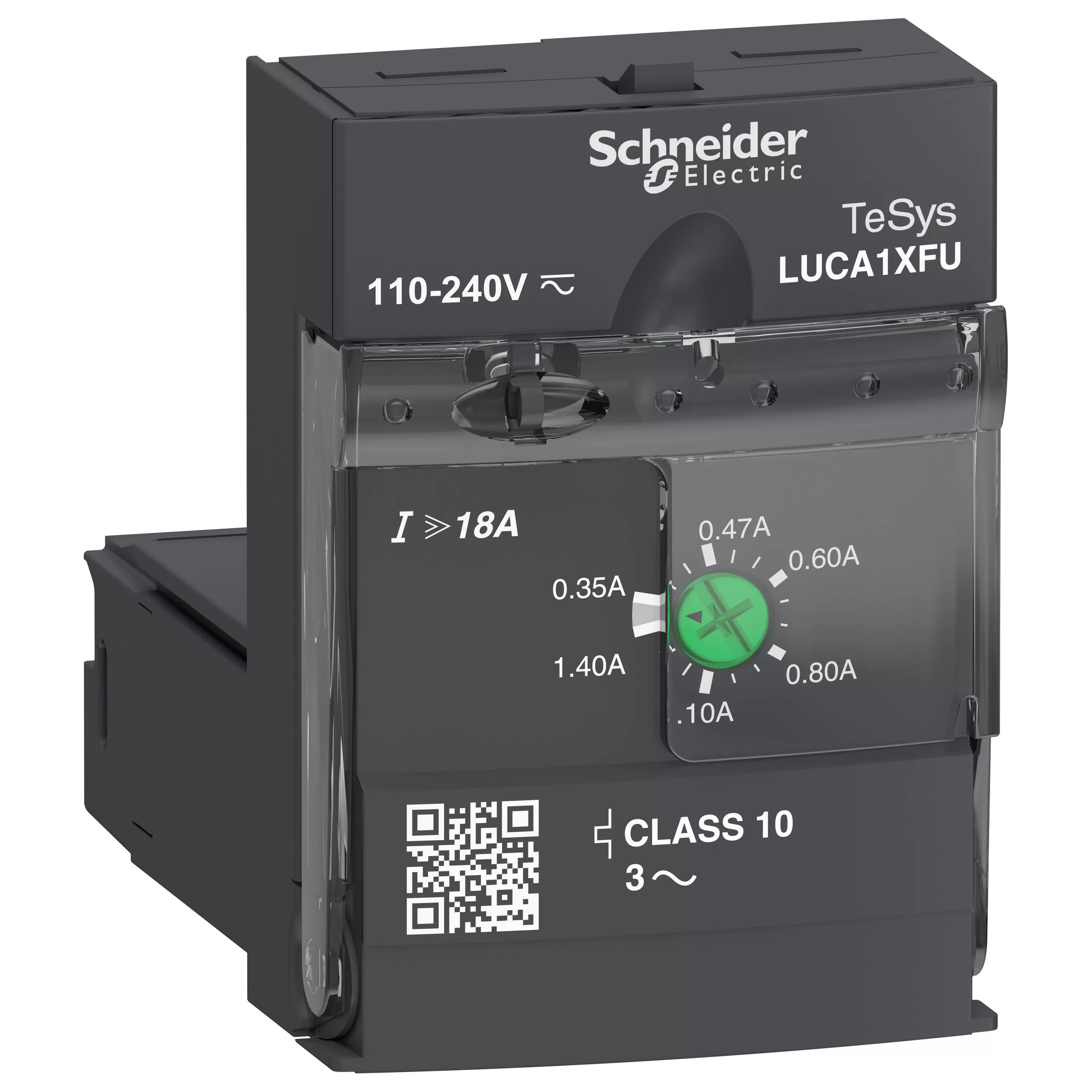 Schneider Electric Standard-Steuereinheit LUCA, Klasse 10, 0,35-1,4A, 110-220V DC/AC LUCA1XFU