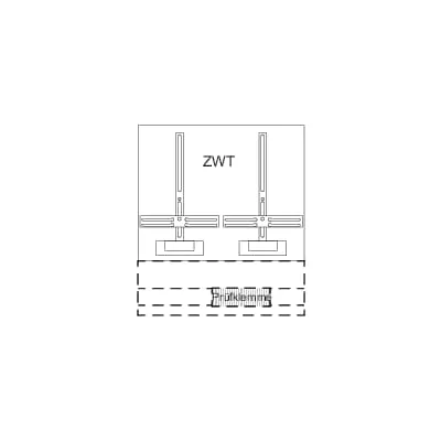 Striebel & John KF414 Zählerwechselplatte mit Zählerkreuz KF414