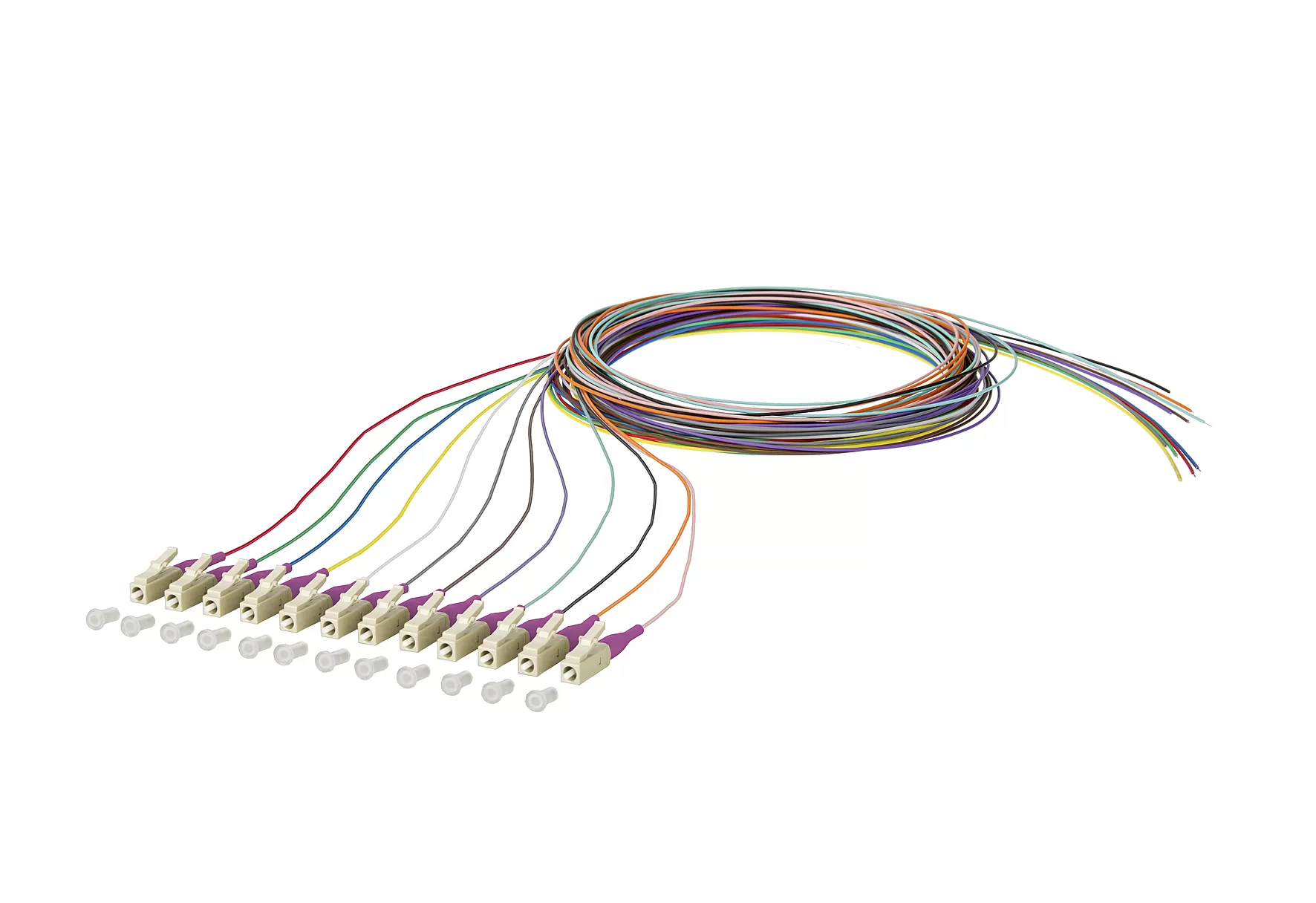 Metz Connect OpDAT Pigtail LC-PC, OM4, 12 Farben 150N1JO0020E