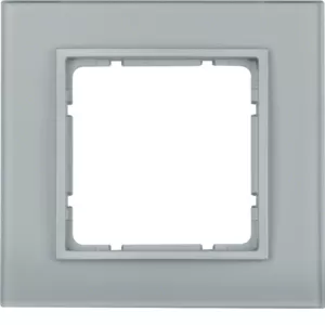 Berker Rahmen 1fach B.7 Glas alu 10116414