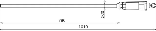 Dehn Prüfkopf PHE III 6...20kV 50Hz Kat. S m. Standby-Funktion u. Zahnkupplung 767921