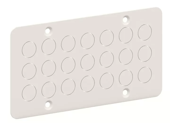 Striebel & John CZF12 Blechflansch für B-Schrank mit M-Verschraubung CZF12