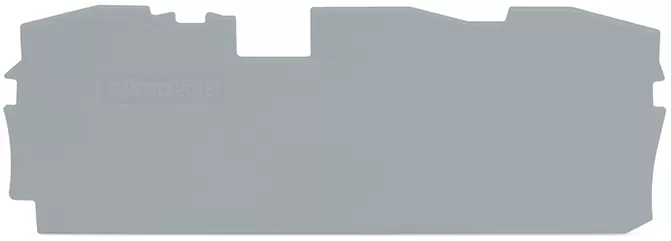 WAGO Abschluss- und Zwischenplatte;1 mm dick;grau 2016-1391