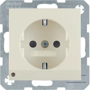 Berker Steckdose SCHUKO m LED-OL S.1 weiß 41098982