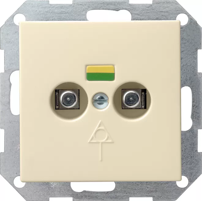 Gira Potenzialausgleich-Dose 2f System 55 Cremeweiß 040501