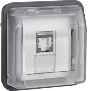 Berker UAE Std.n-Einsatz 8p geschi Kat.6 W.1 gr 14093515