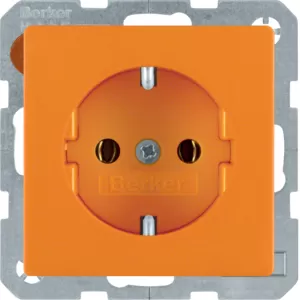 Berker Steckdose SCHUKO Q.1/Q.3 orange samt 47436014