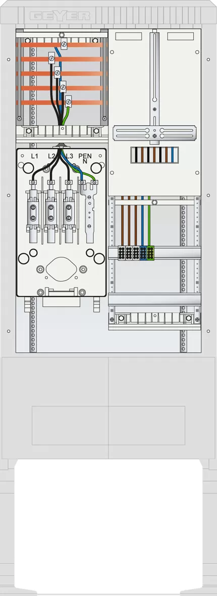 ABN Zähleranschlusssäule 1 ZP, 5pol SZ175ZZ1502