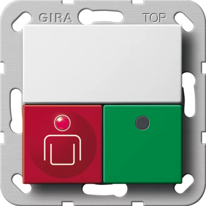 Gira Ruf- + Anwesenheitst. System 55 Reinweiß 290203