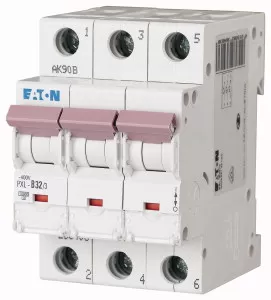 Eaton Leitungsschutzschalter, 32 A, 3p, Charakteristik: B 236403