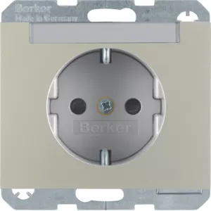Berker Steckdose SCHUKO m BF u. erh.BS K.5 Es 47387004