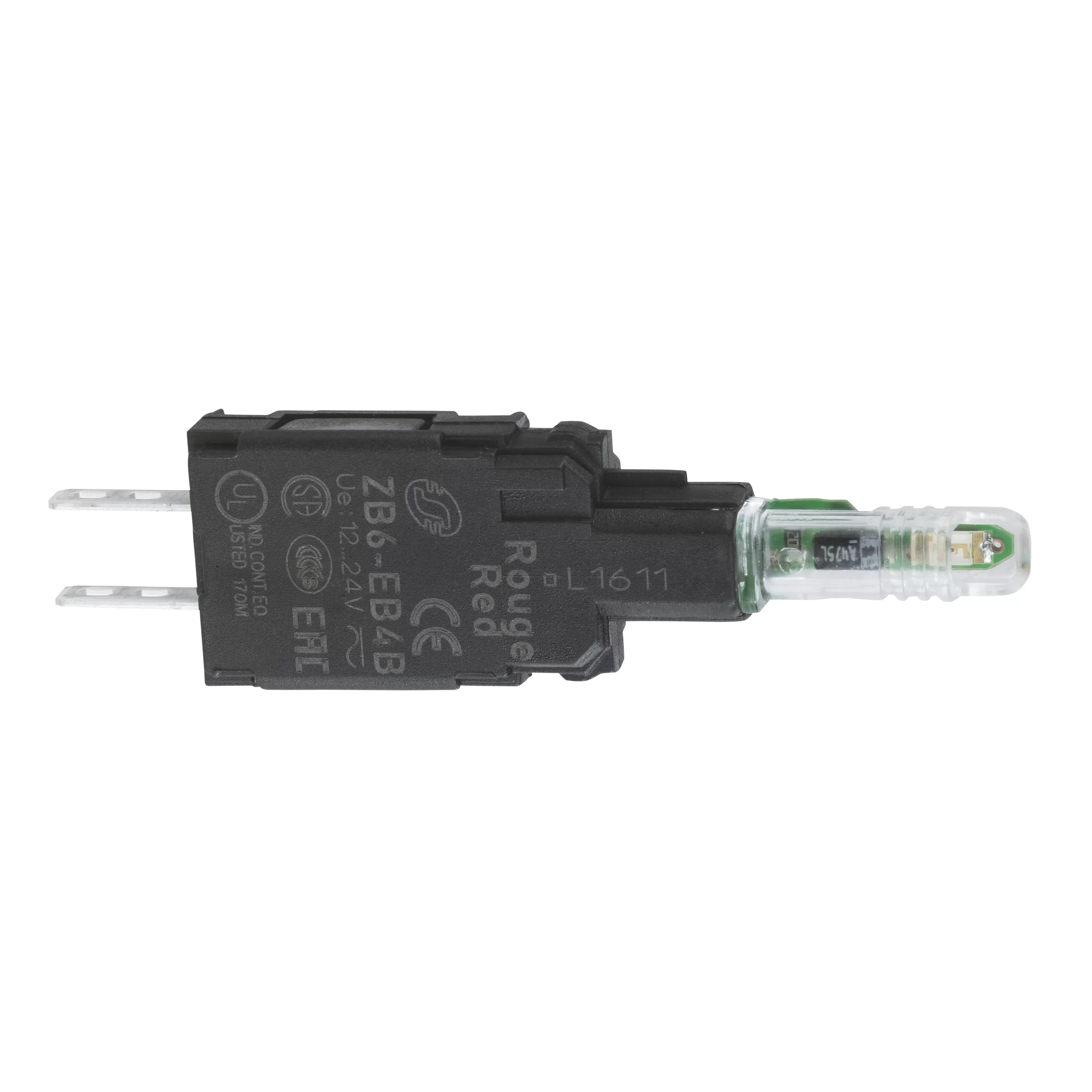 Schneider Electric Lampenfassung, ZB6, weiß Integral LED, 12-24 V ZB6EB1B