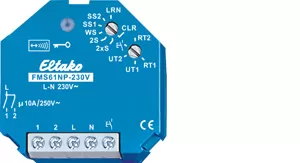 Eltako Funkaktor Multifunktions-Stromstoßschalter 230V. 1+1 Schließer nicht pot.frei 10A/250V AC 30200330