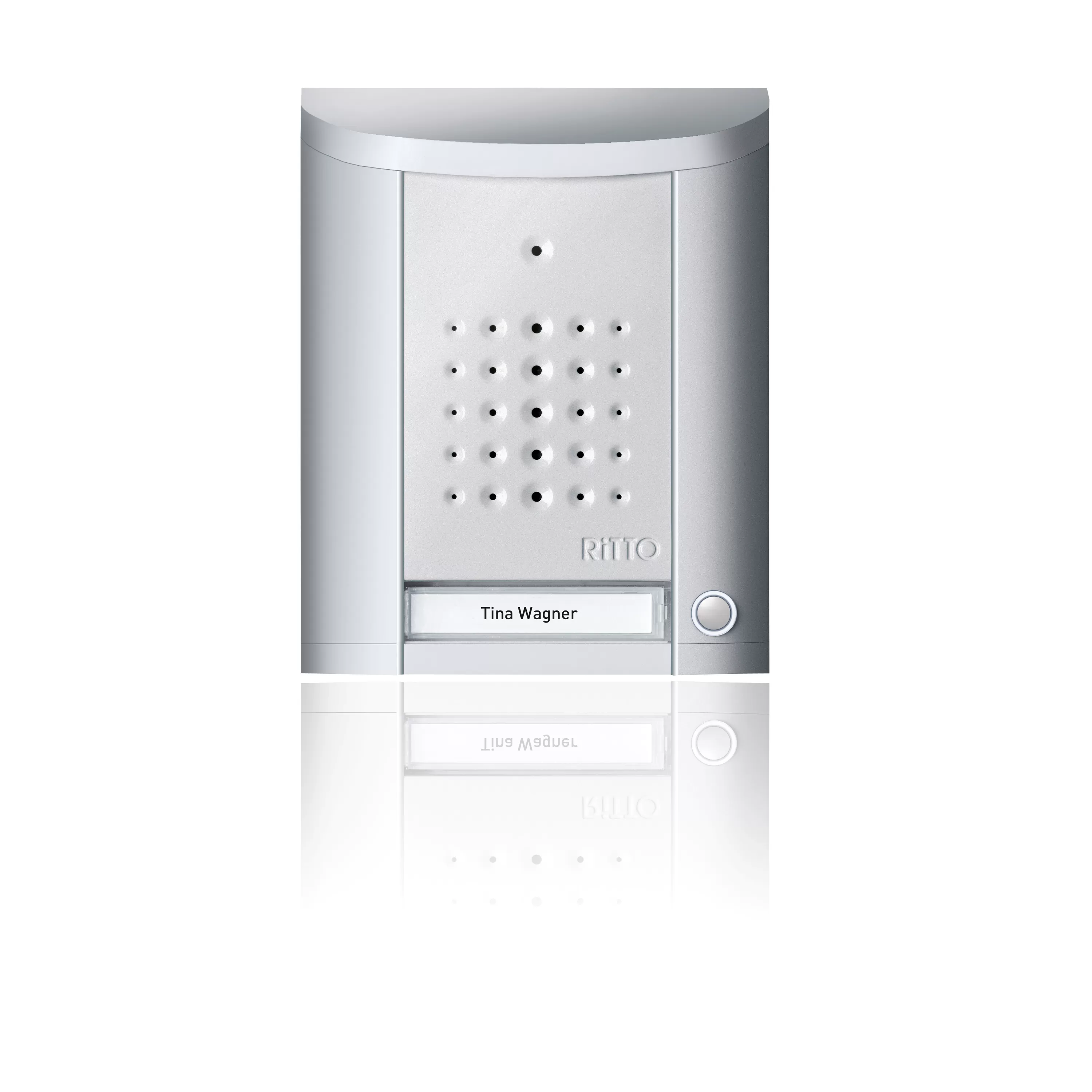 Ritto Entravox Türstation Audio, 1 WE, Audio, silber eloxiert 1840120