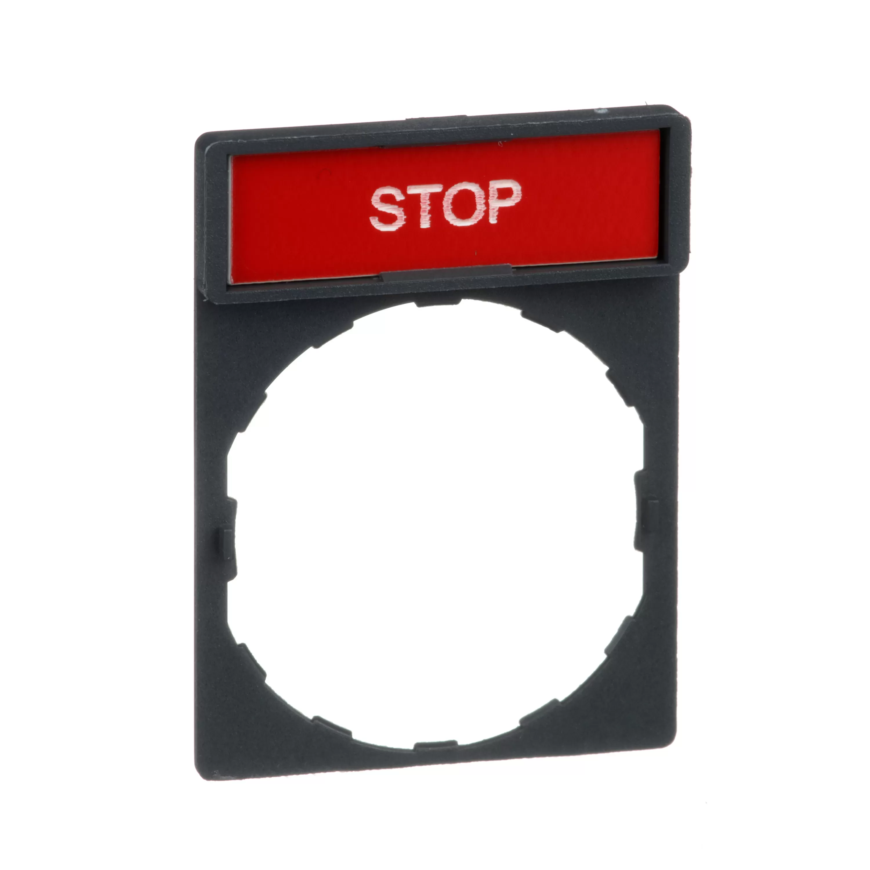 Schneider Electric Schildträger 30x40mm, für Ø 22 Geräte, m. Schild STOP ZBY2304