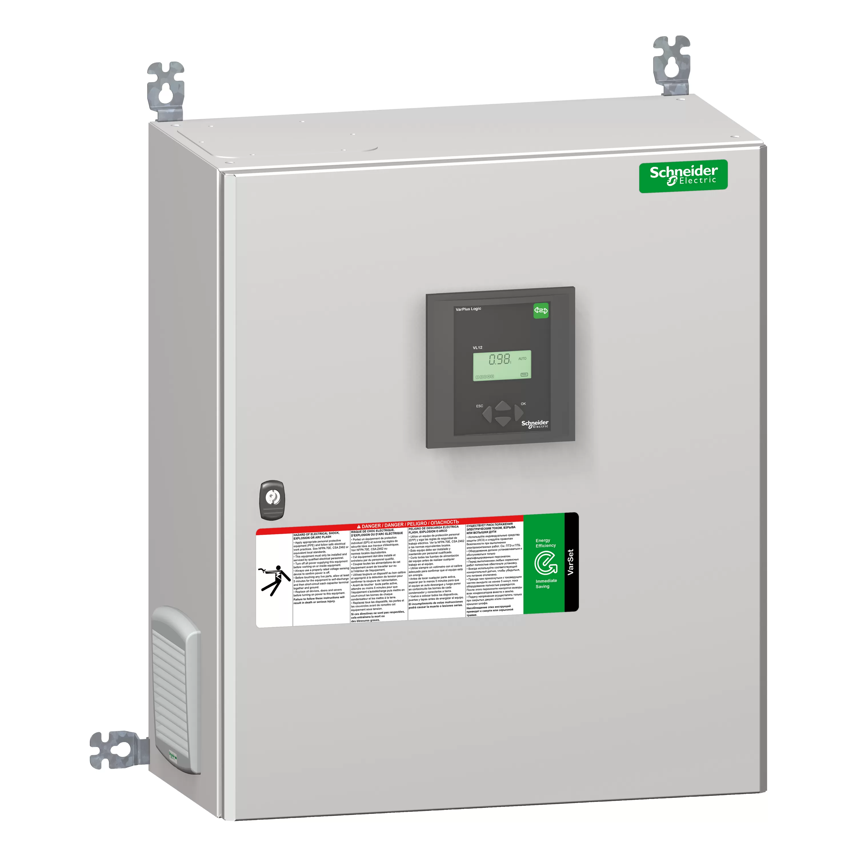 Schneider Electric VarSet-Kompensationsanlage Auto 100kvar m. Eingangsleistungssch. xxB 400V 50Hz VLVAW1N03508AA