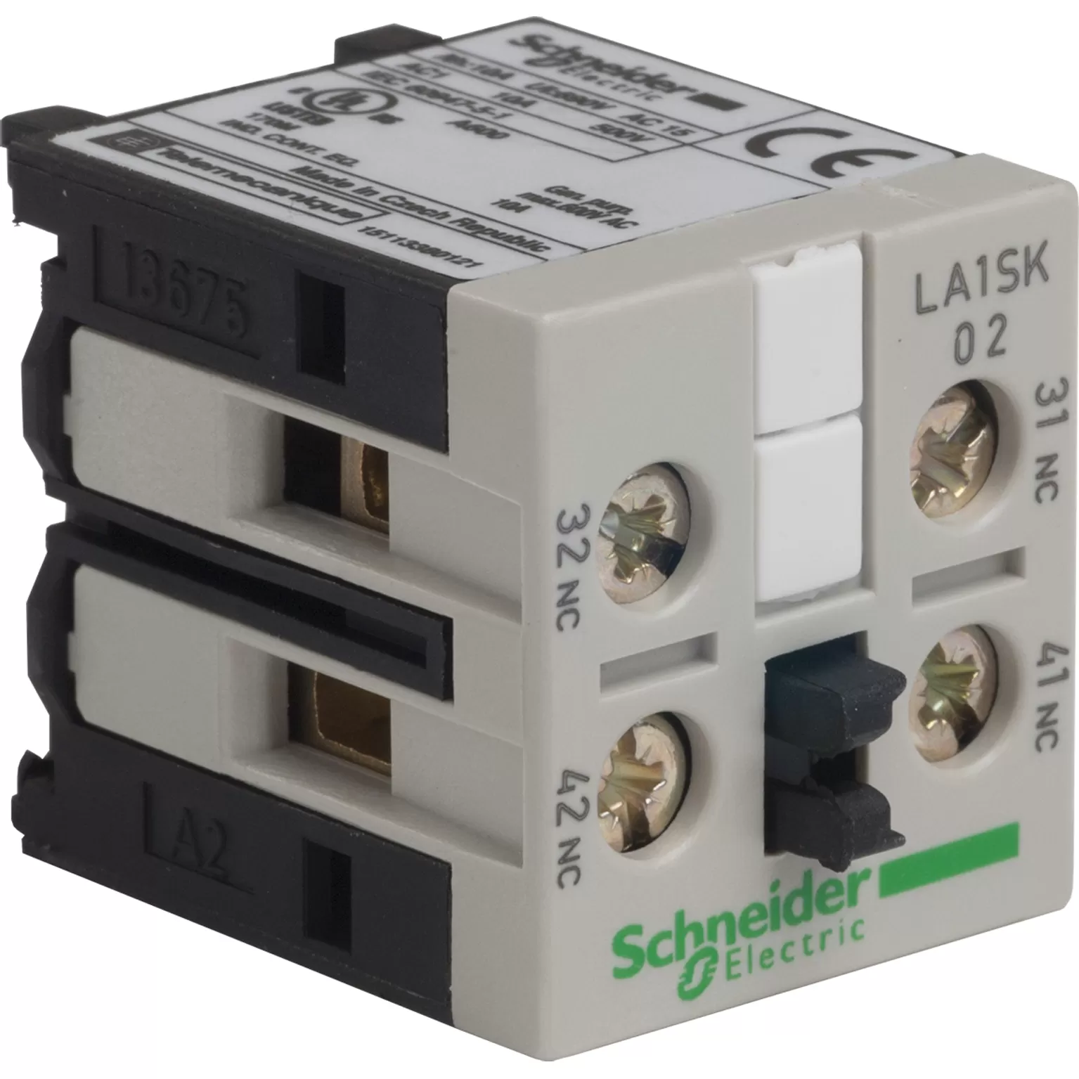 Schneider Electric Hilfsschalterblock, 2Ö, Schraubanschluss LA1SK02