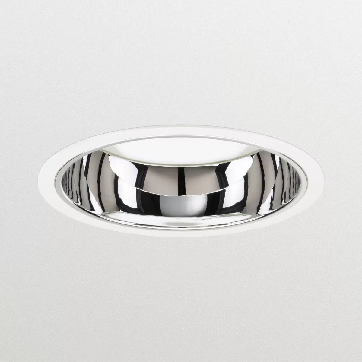 Signify LUXSPACE 2 COMPACT LOW HEIGHT - 830 warm white - schaltbar, in externer Box (PSU) - Hochglanzspiegel - Push-in connector and pull relief 96972100