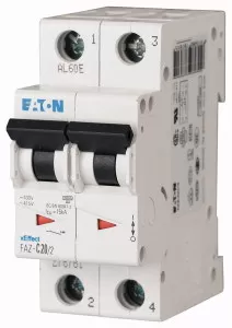 Eaton Leitungsschutzschalter, 10 A, 2p, Charakteristik: C 278756
