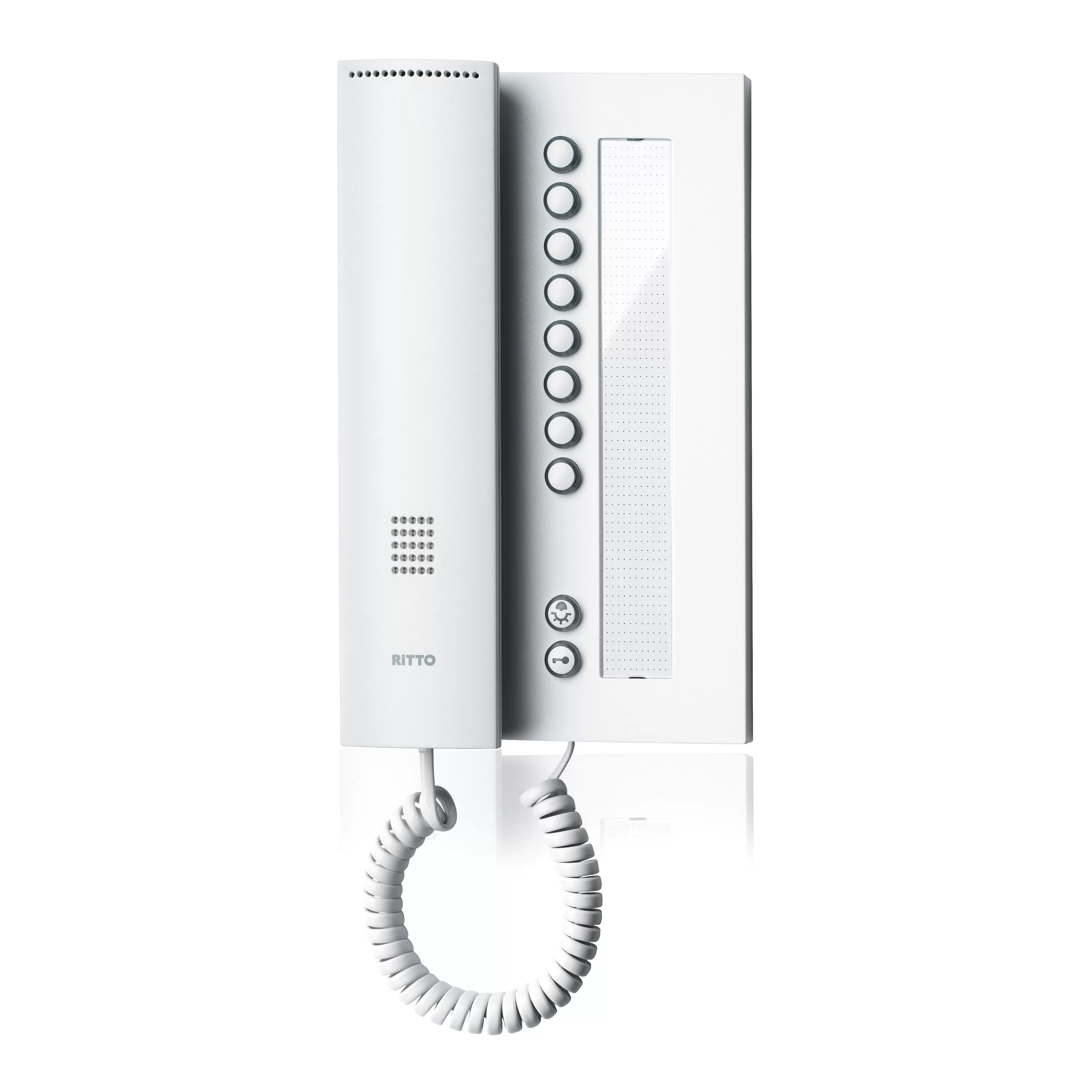 Ritto Wohntelefon Komfort. mit ED-Türöffnerautomatik, weiß 1273439