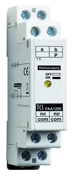 TCS Türöffner-Relais zum gezielten Türöffnen bei mehr als 1 Außenstation, Hutschiene 1 TE FAA1200-0400