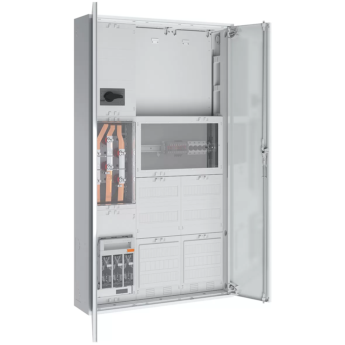 ABN Wandlermess-Schrank 200A TAB W-Netz,RNG 5-polig, Zu=NH1, AB=LA 250A, TAB MD WM309X2052