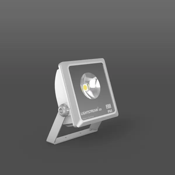 RZB Lightstream LED Mini, 23 W, 2250 lm, 840, silber, on/off Strahler, L 194 B 109 H 226, 106° 721714.114.1
