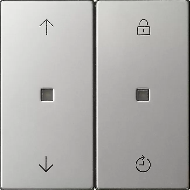 Gira S3000 Bedienaufs. Memory System 55 Edelstahl 5363600