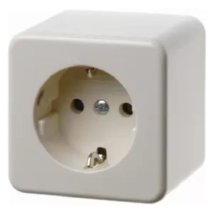 Berker Steckdose SCHUKO Aufputz weiß 40009940