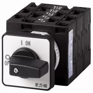 Eaton Stern-Dreieck-Schalter, T3, 32 A, Einbau, 5 Baueinheit(en), Kontakte: 10, 60 °, rastend, mit 0-Stellung, 0-Y-D, SOND 28, Abwicklungs Nr. 15899 004118