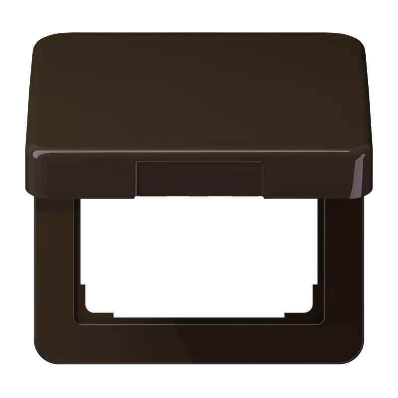 Jung Klappdeckel mit Rückstellfeder, Thermoplast, Serie CD, braun CD590BFKLBR