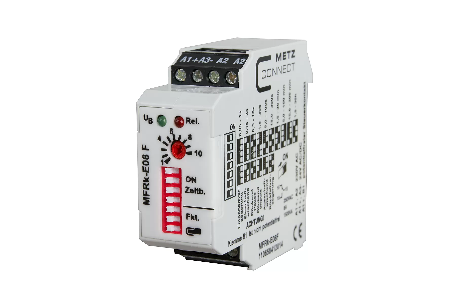 Metz Connect MFRk-E08 F 230 V AC, 24 V AC/DC 110658412014