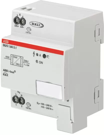 ABB DG/S1.64.5.1 DALI-Gateway, Premium, 1fach, REG 2CDG110273R0011