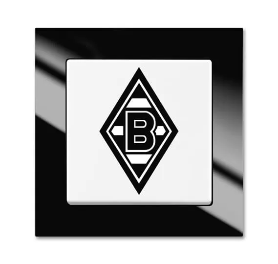 Busch-Jaeger 2000/6 UJ/05 | Fanschalter Borussia Mönchengladbach Aus- und Wechselschaltung
