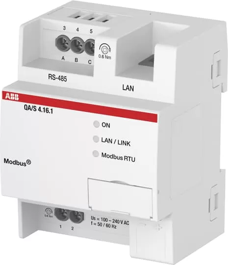 ABB QA/S4.16.1 Energie Analyzer, Modbus RTU, 16 Teilnehmer, REG 2CDG110228R0011